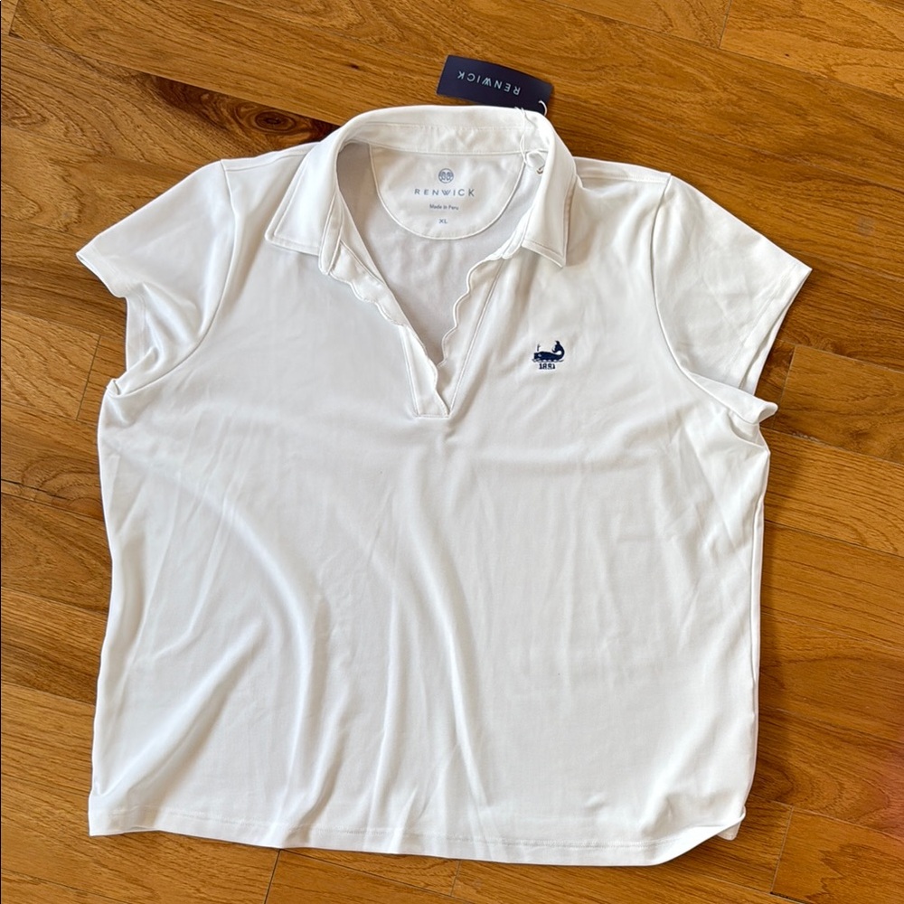 Renwick White Polo Shirt